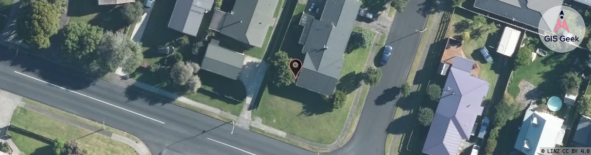 Cabinet WKU/P Waiuku aerial image
