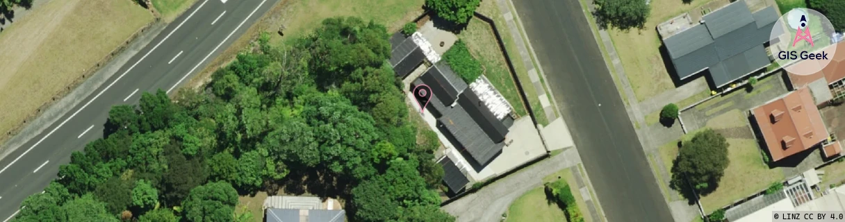 Cabinet WGM/V Whangamata aerial image