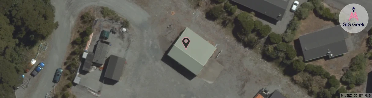 Emergency Management Southland - Milford Sound Fire Station, Gravel Pit Lane, Milford Sound aerial image