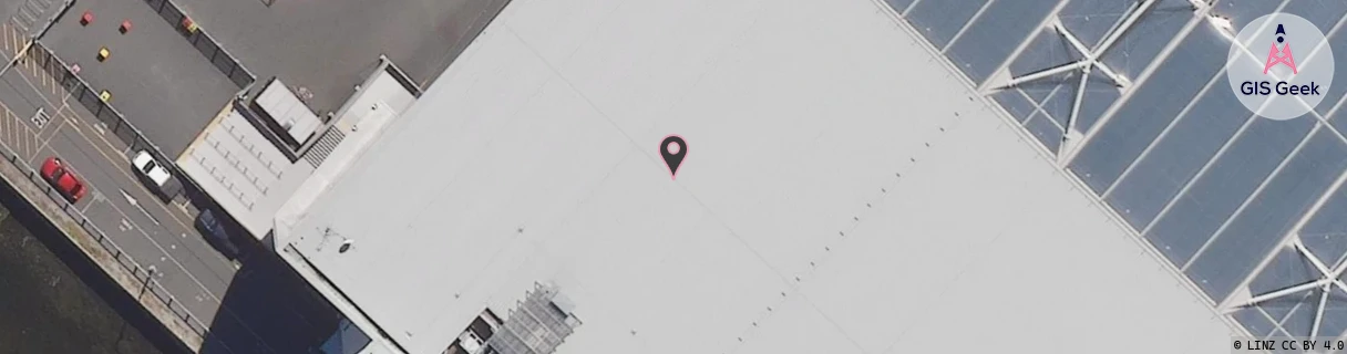 St John - Forsyth Barr Stadium, Dunedin aerial image