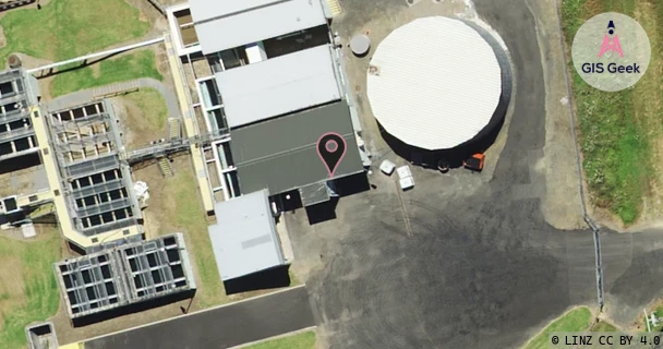 Watercare Services Ltd - Huntly West Reservoir aerial image