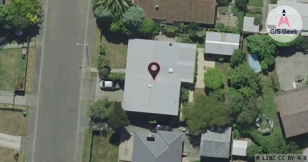 Canterbury Mountain Radio Service Incorporated - 36 Gladson Avenue Christchurch aerial image