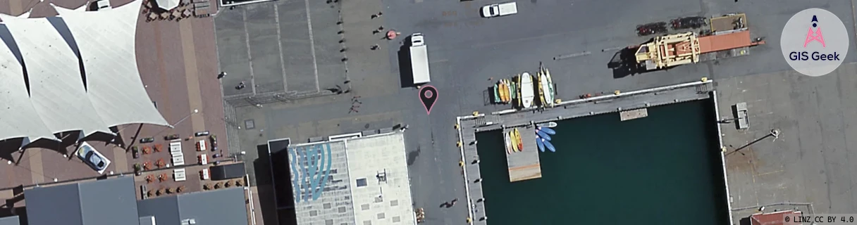 OneNZ - Queens Wharf Wellington ONZ W6QWF aerial image